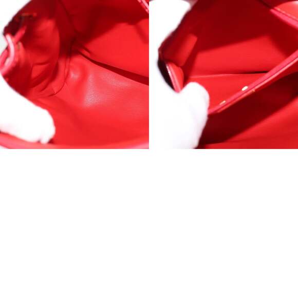 DIOR Backpack Leather Red Gold - Picture 12 of 12